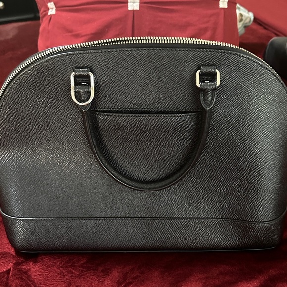 Coach Black Studded Satchel Bag - Picture 7 of 10